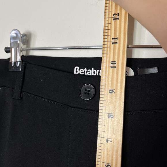 Betabrand Classic Dress Yoga Pants Women’s Size Small Black Straight Leg Stretch - Picture 12 of 13